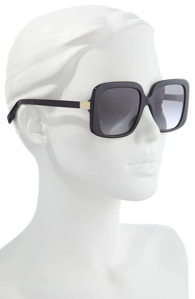 商品Burberry|55mm Gradient Square Sunglasses,价格¥1276,第3张图片详细描述