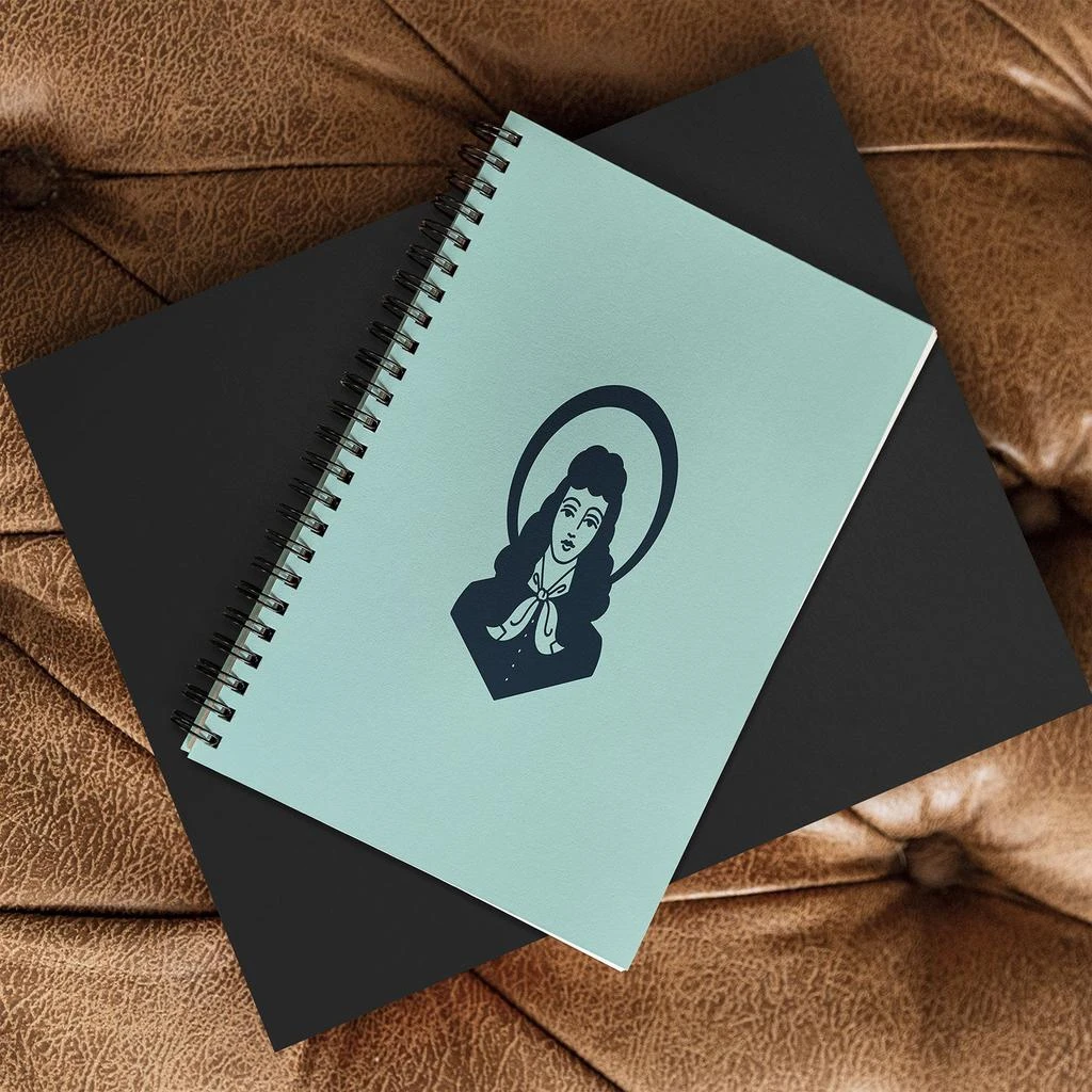 商品DENY Designs|Nick Quintero Cowgirl Portrait Notebook Spiral,价格¥169,第4张图片详细描述