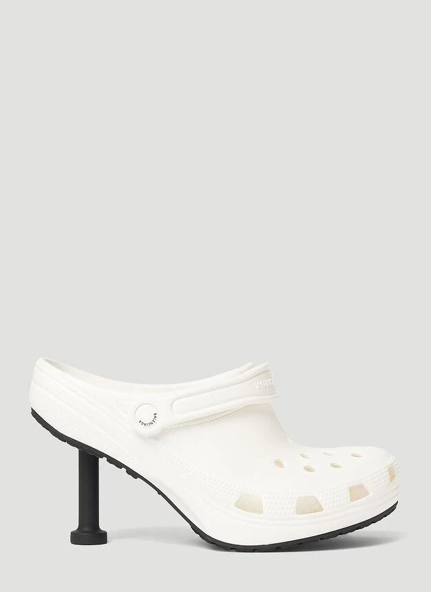 商品Balenciaga|x Crocs Madame Heels in White,价格¥3278,第1张图片