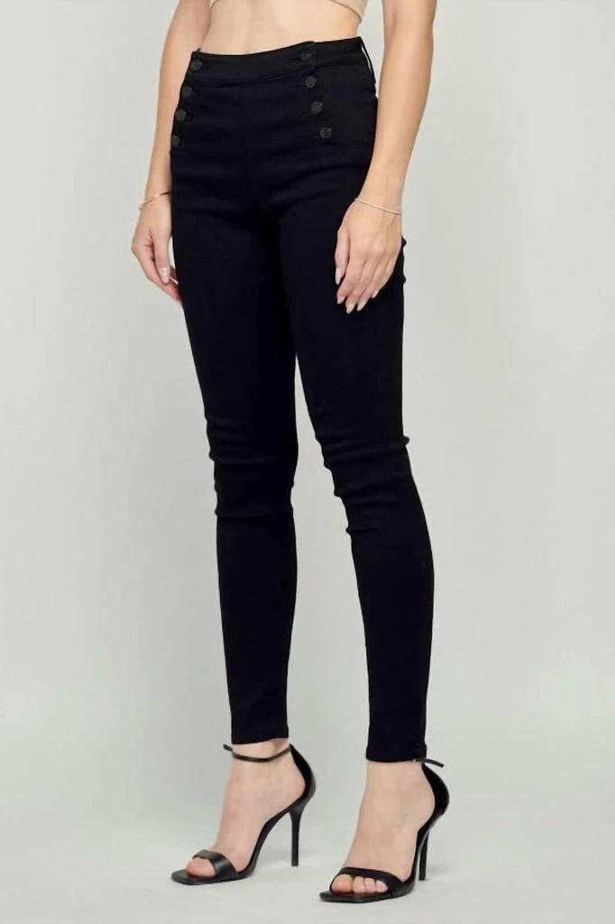 商品CELLO|Cello - Jetta High Waisted Sailor Skinny Jeans,价格¥326,第2张图片详细描述