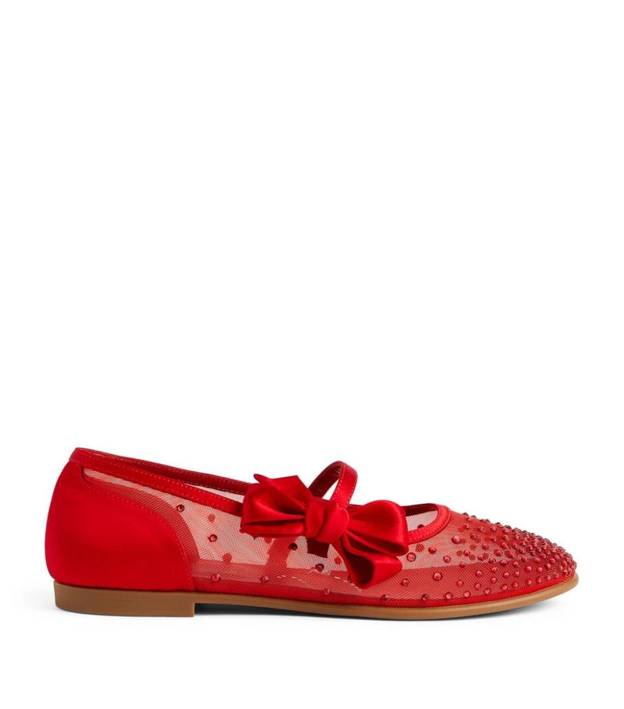 商品Christian Louboutin|Embellished Melodie Strass Ballet Flats,价格¥6335,第1张图片