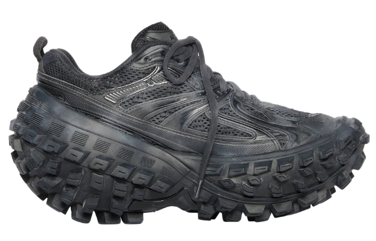 商品[国内直发] Balenciaga|巴黎世家 Defender 轮胎鞋 时尚复古做旧 防滑耐磨 低帮 老爹鞋 女款 黑,价格¥6321,第3张图片详细描述