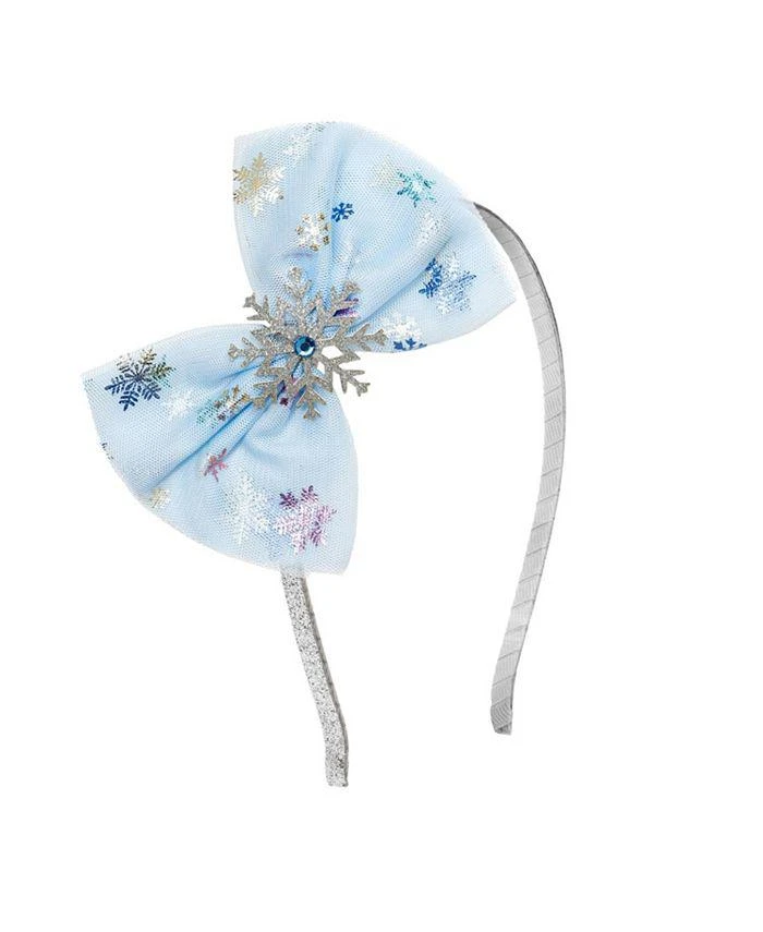 商品Sweet Wink|Girls' Snow Princess Iridescent Tulle Bow Headband - Little Kid, Big Kid,价格¥122,第1张图片