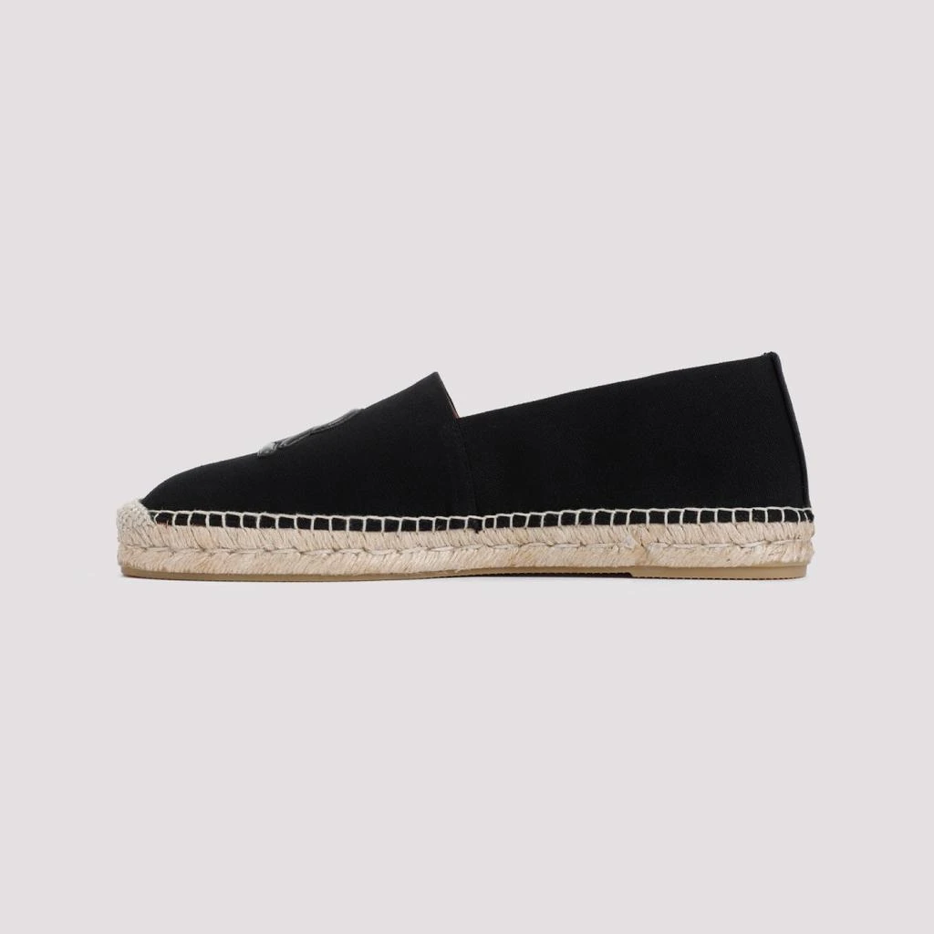 商品Ralph Lauren|Black Canvas Flat Espadrilles,价格¥2446,第4张图片详细描述