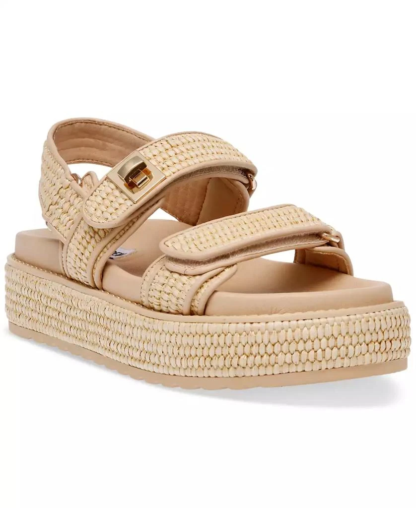 商品Steve Madden|Women's Bigmona Platform Footbed Sandals,价格¥752,第1张图片