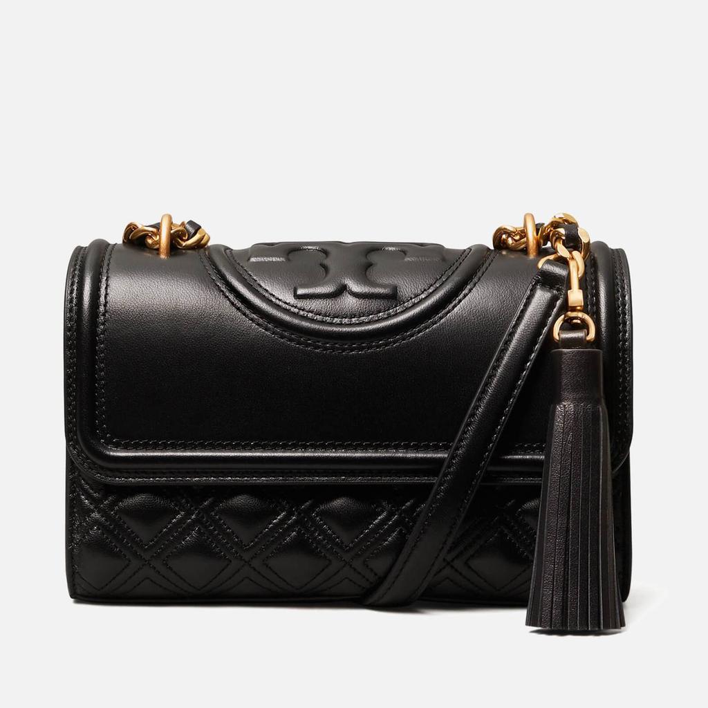 商品Tory Burch|Tory Burch Women's Fleming Small Shoulder Bag - Black,价格¥3805,第1张图片