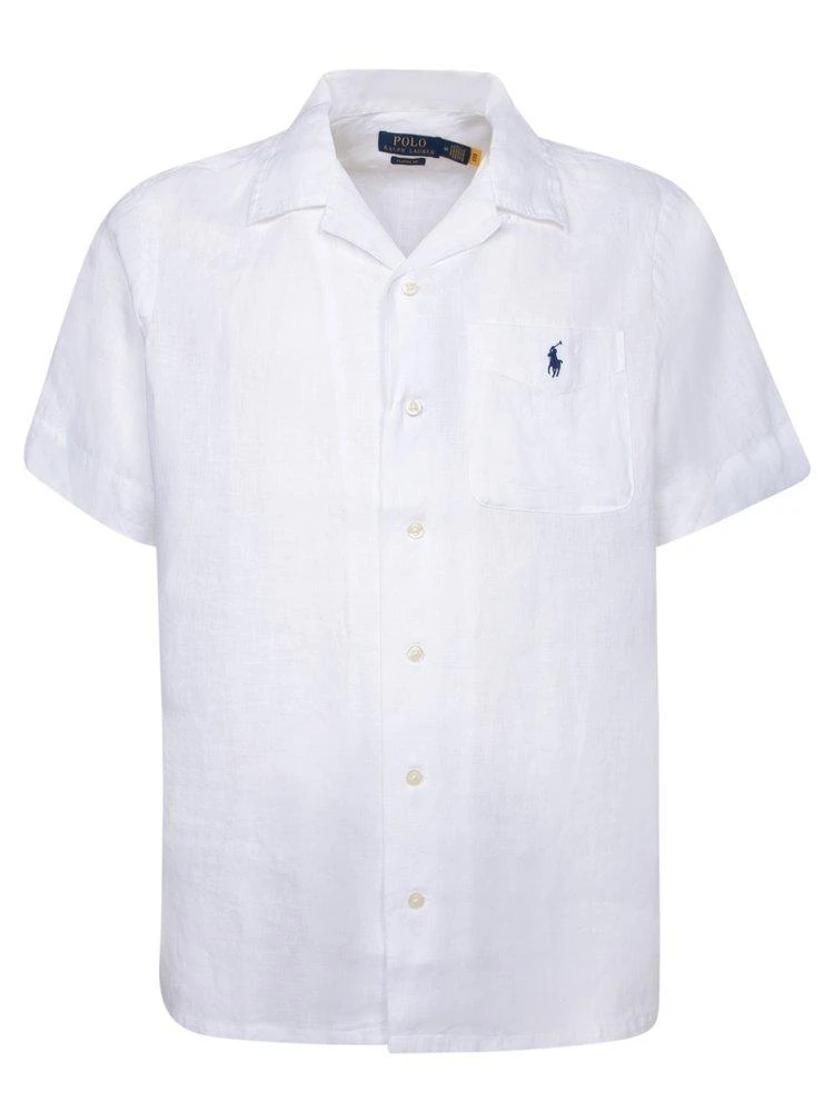 商品Ralph Lauren|Polo Ralph Lauren Polo-Pony-Embroidered Buttoned Shirt,价格¥818,第1张图片