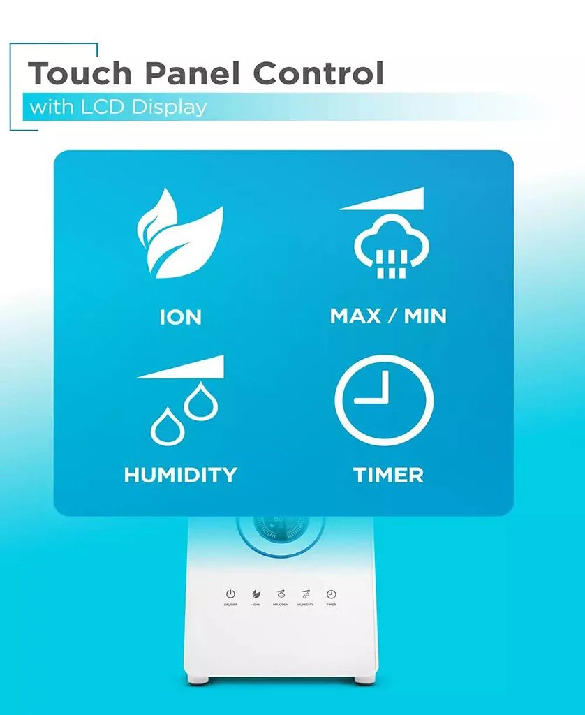 商品Black & Decker|5.5L Ultrasonic Humidifier Remote Ctrl - White,价格¥741,第3张图片详细描述