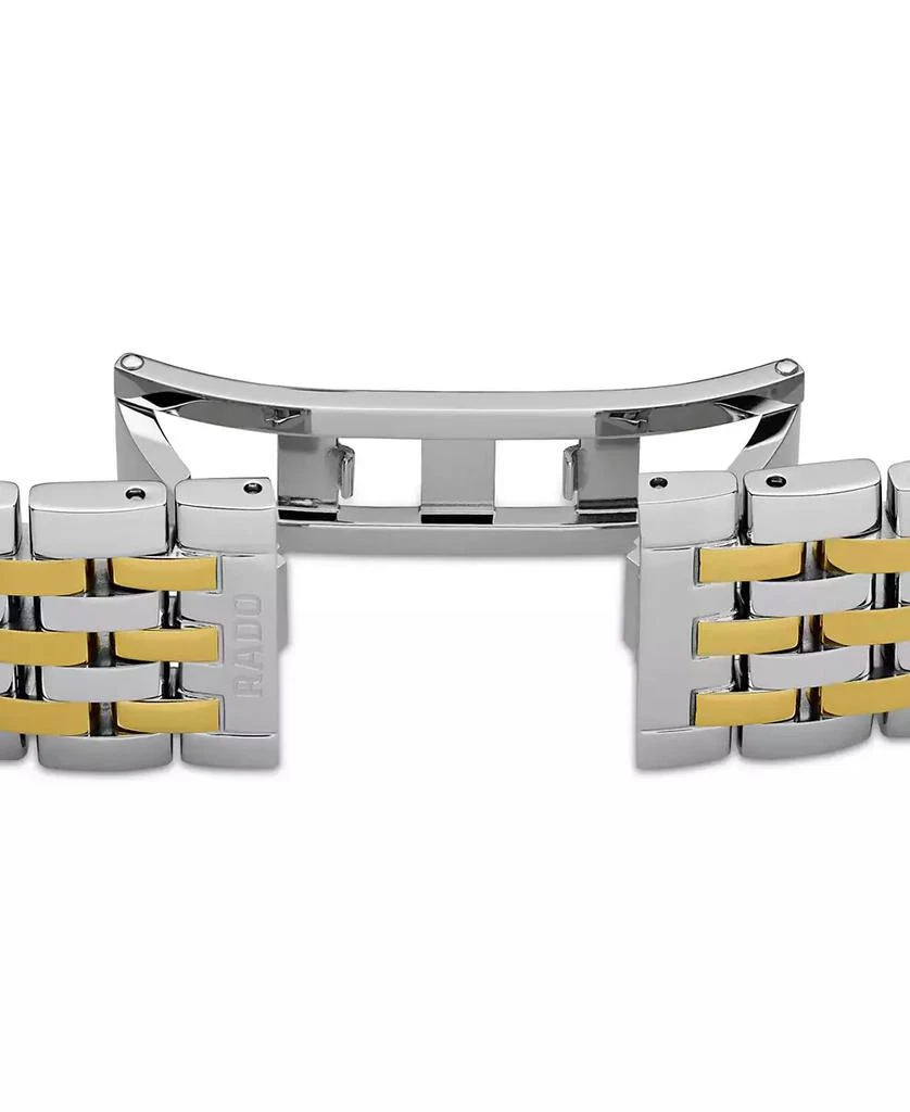 商品Rado|Florence Men's Black Stainless Steel Bracelet Watch 38mm,价格¥7509,第4张图片详细描述