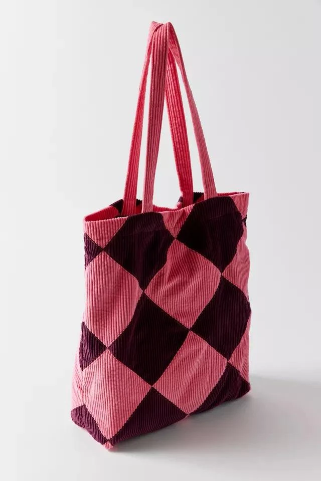 商品BDG|BDG Patchwork Corduroy Tote Bag,价格¥188,第2张图片详细描述