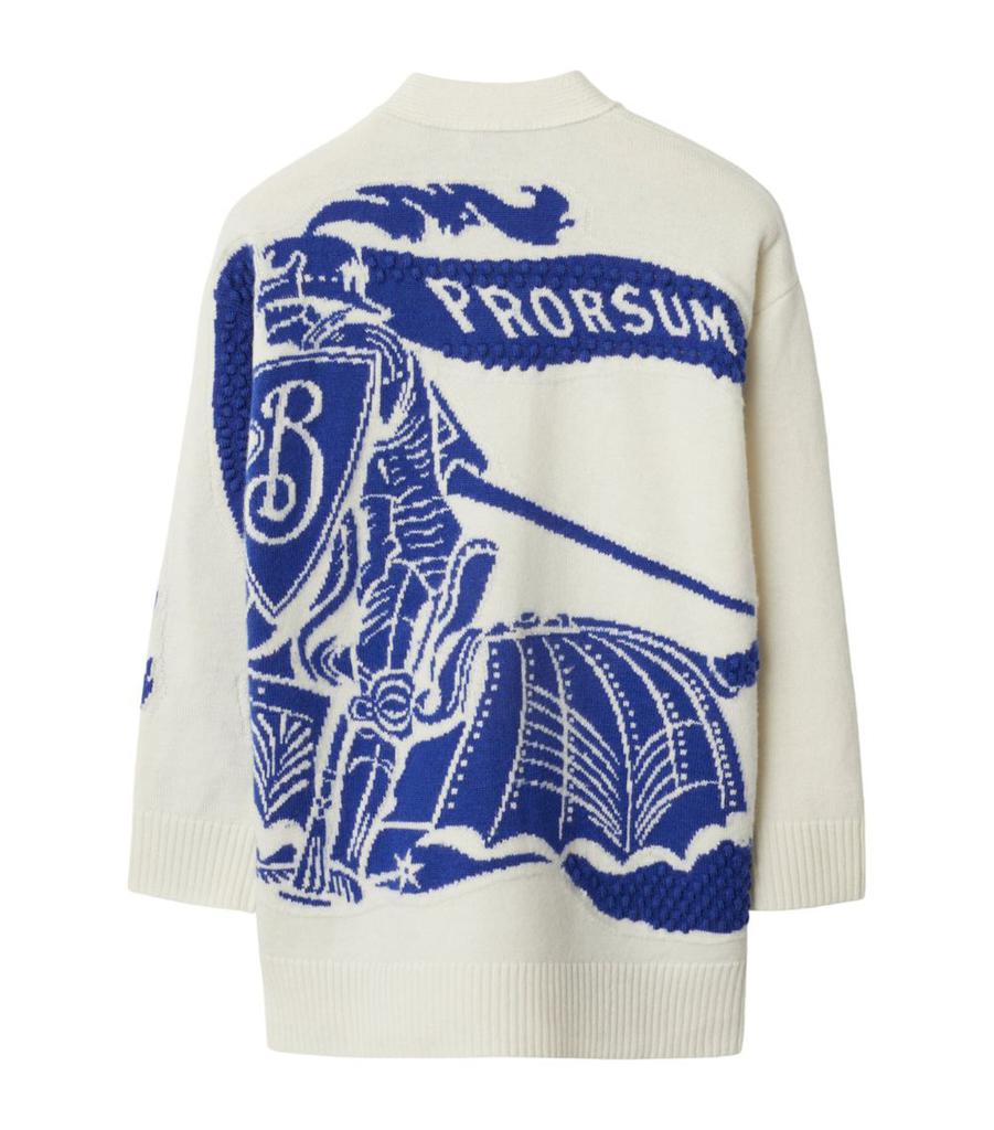 Burberry Wool-Cashmere EKD Cardigan Kid's Clothing BeyondStyle