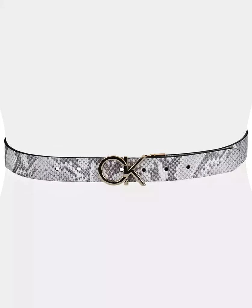 Women's Reversible Monogram Buckle Belt 商品