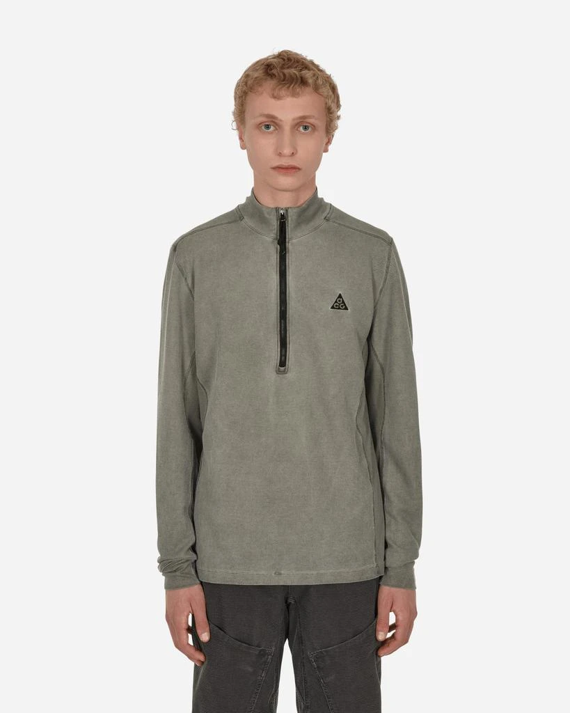 商品NIKE|Dri-FIT ADV Steeple Rock Half Zip Baselayer Green,价格¥307,第1张图片