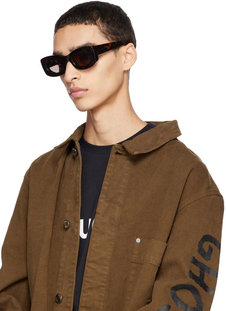 商品Etudes|Tortoiseshell Whistle Sunglasses,价格¥816,第4张图片详细描述
