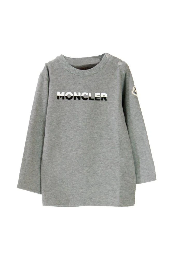 商品Moncler|Moncler Enfant Logo Patch Crewneck T-Shirt,价格¥578,第1张图片