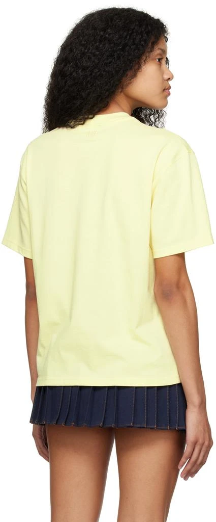 商品AMI|SSENSE Exclusive Yellow Ami de Cœur T-Shirt,价格¥660,第3张图片详细描述