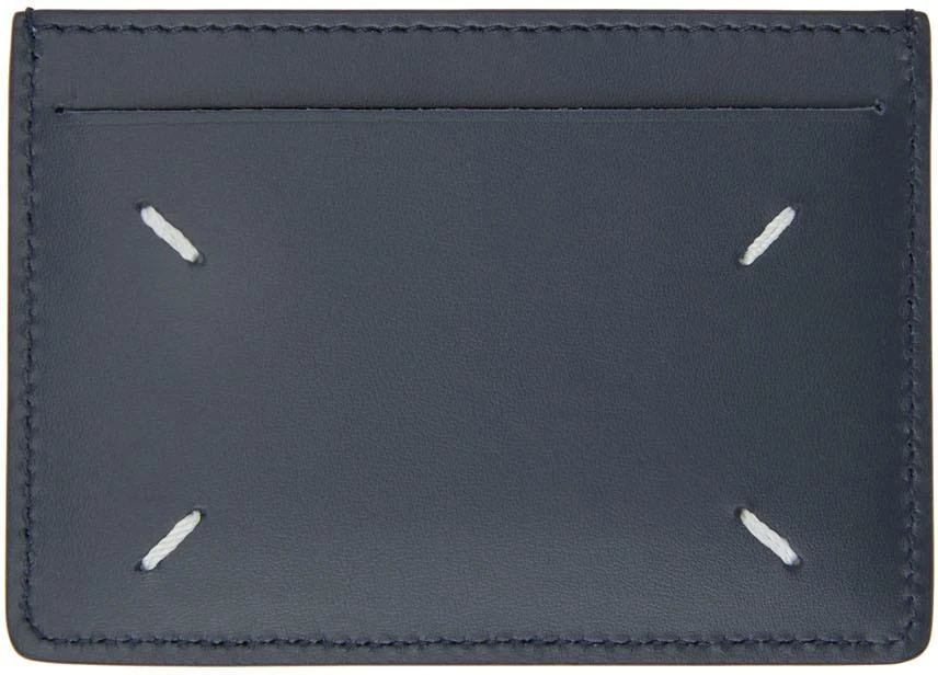 商品MAISON MARGIELA|Navy Leather Card Holder,价格¥850,第2张图片详细描述
