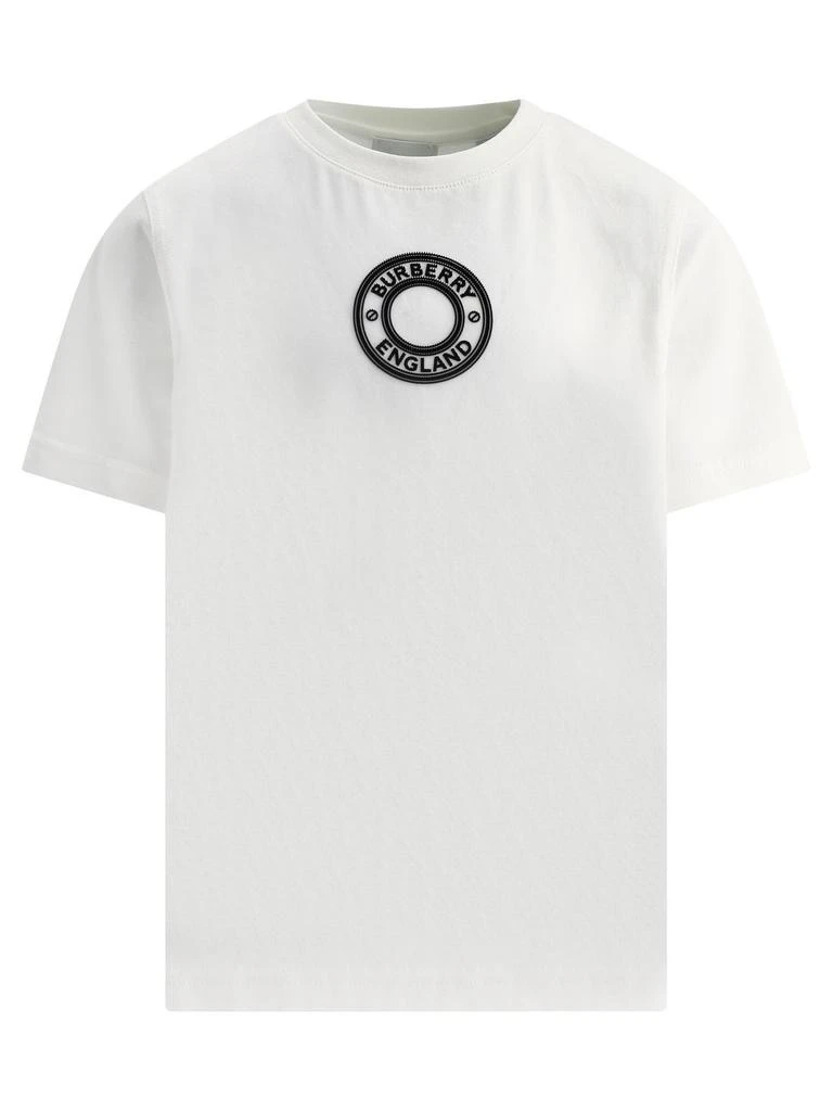 商品Burberry|Burberry Kids Logo Detailed Crewneck T-Shirt,价格¥737-¥973,第1张图片