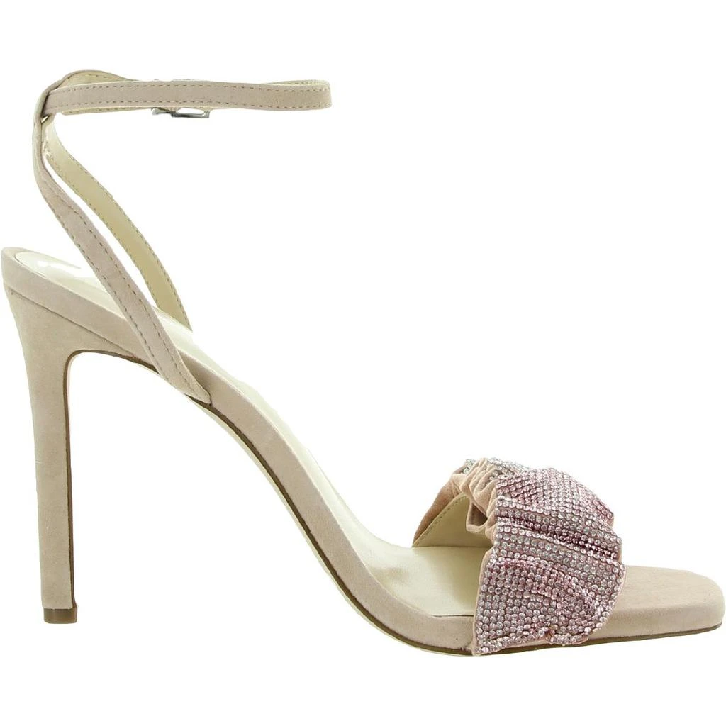 商品Jessica Simpson|Jessica Simpson Womens Owina Ruffled Rhinestone Dress Sandals,价格¥70,第4张图片详细描述