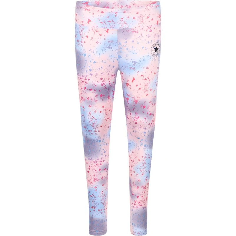 商品Converse|Paint spots tie dye logo leggings in pink,价格¥402,第1张图片