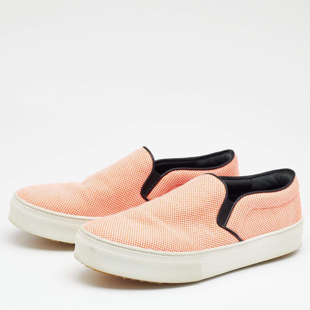 商品[二手商品] Celine|Celine Orange Canvas Slip On Sneakers Size 38,价格¥3580,第4张图片详细描述