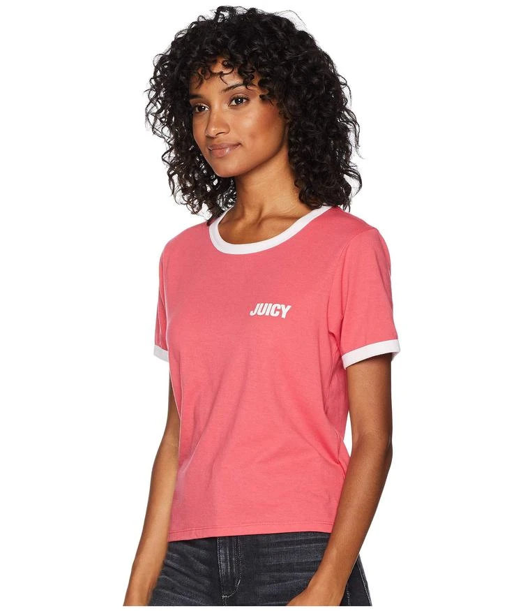 商品Juicy Couture|Juicy Short Sleeve Ringer Tee,价格¥102,第2张图片详细描述