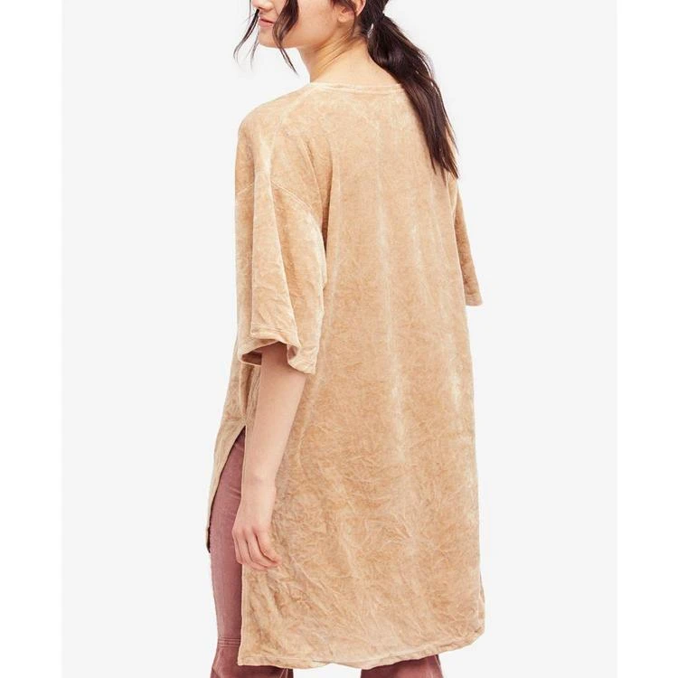 商品Free People|The Luxe Velvet Oversized T-Shirt,价格¥337,第4张图片详细描述