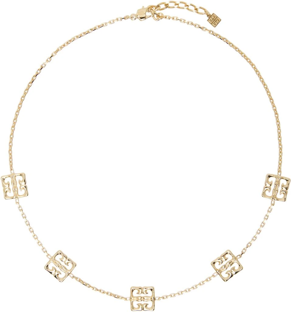 商品Givenchy|Gold 4G Liquid Necklace,价格¥2802,第1张图片