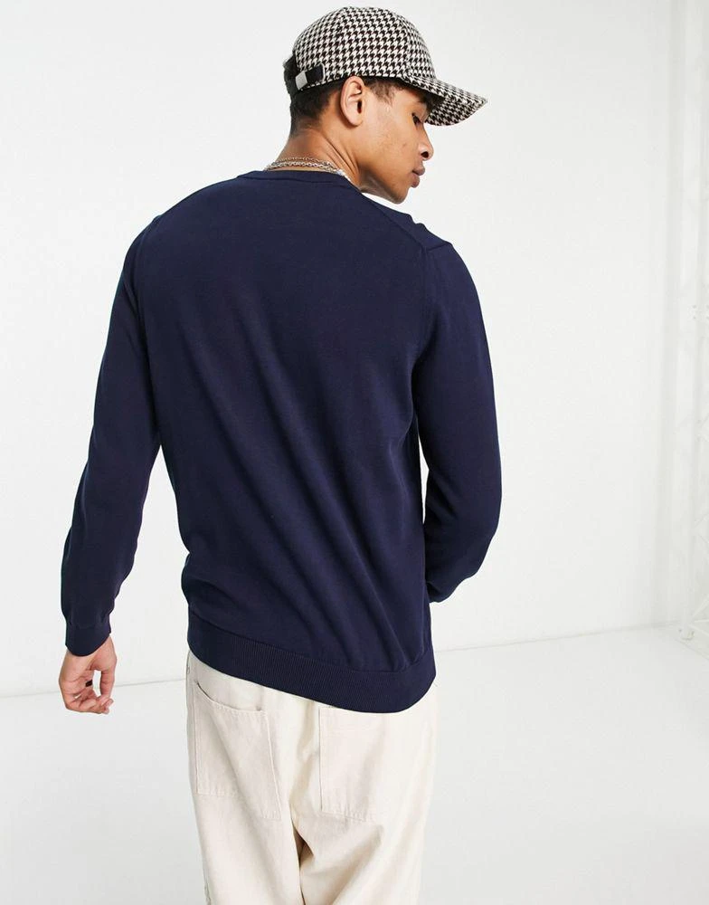 商品Lacoste|Lacoste crew neck jumper in navy,价格¥1029,第2张图片详细描述