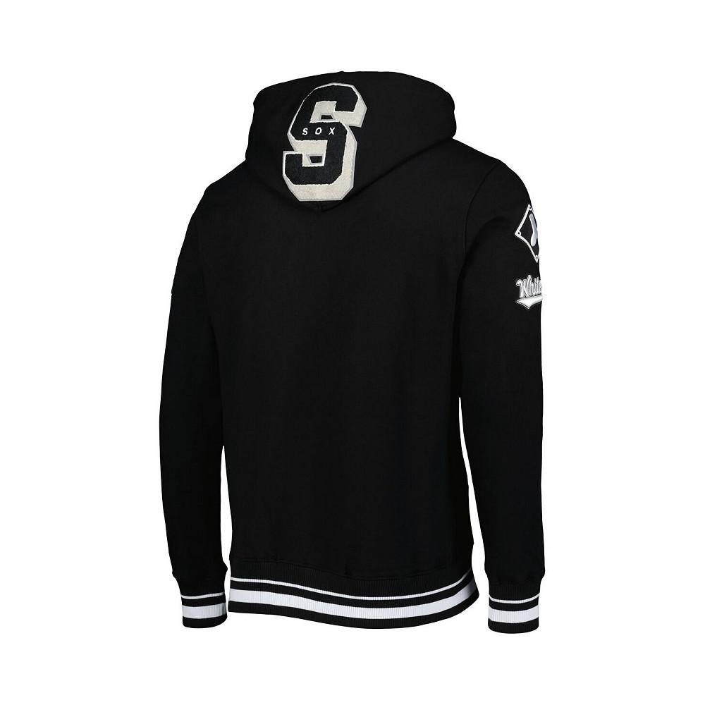 Men's Black Chicago White Sox Mash Up Logo Pullover Hoodie商品第4张图片规格展示