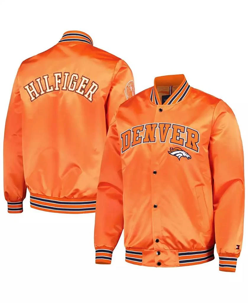 商品Tommy Hilfiger|Men's Orange Denver Broncos Elliot Varsity Full-Snap Jacket,价格¥786,第1张图片