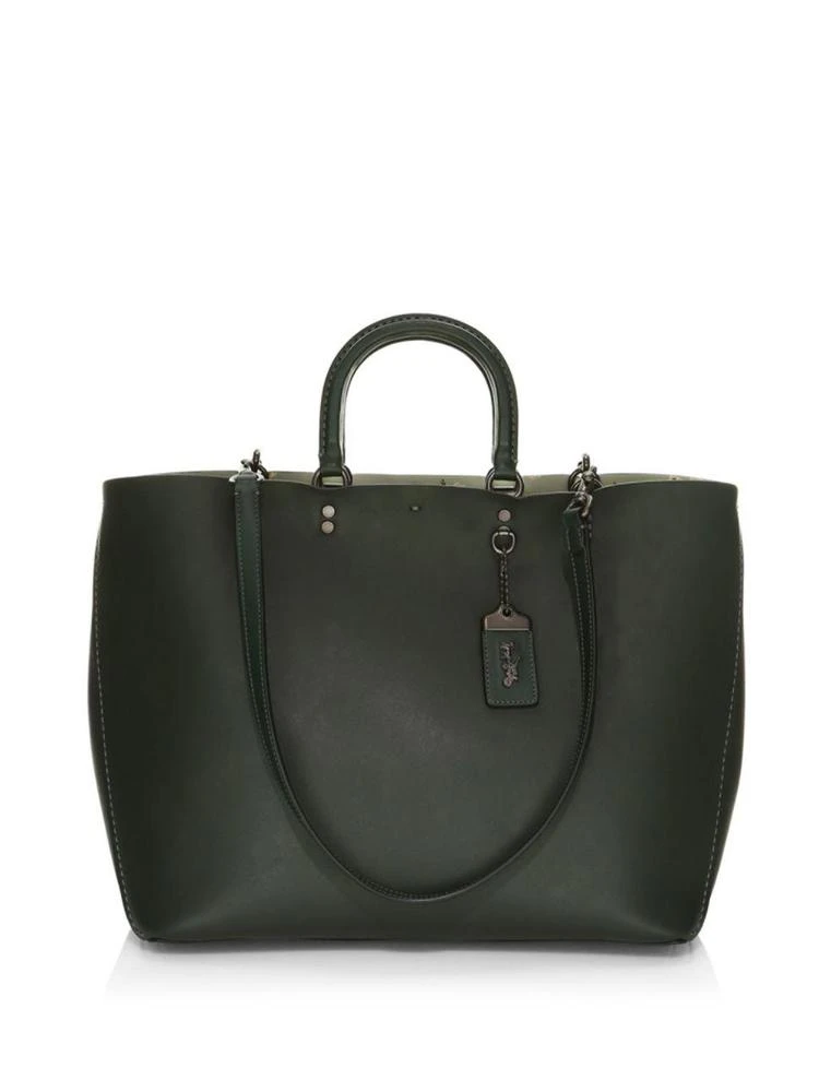 商品Coach|Rogue Leather Tote,价格¥2609,第1张图片