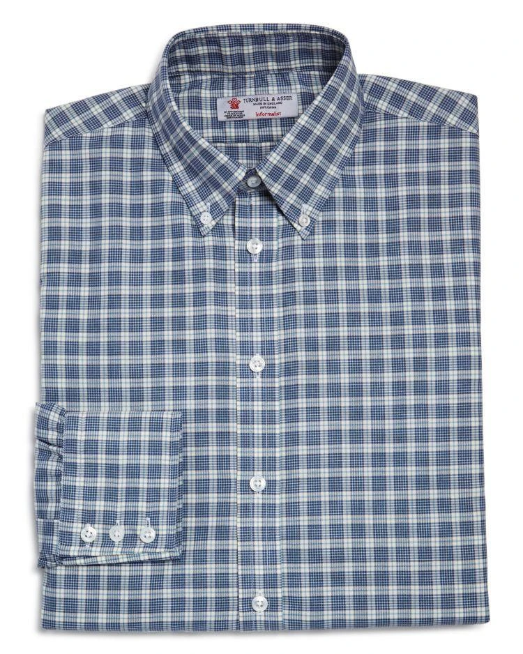 商品Turnbull & Asser|Windowpane Check Regular Fit Dress Shirt,价格¥1010,第1张图片