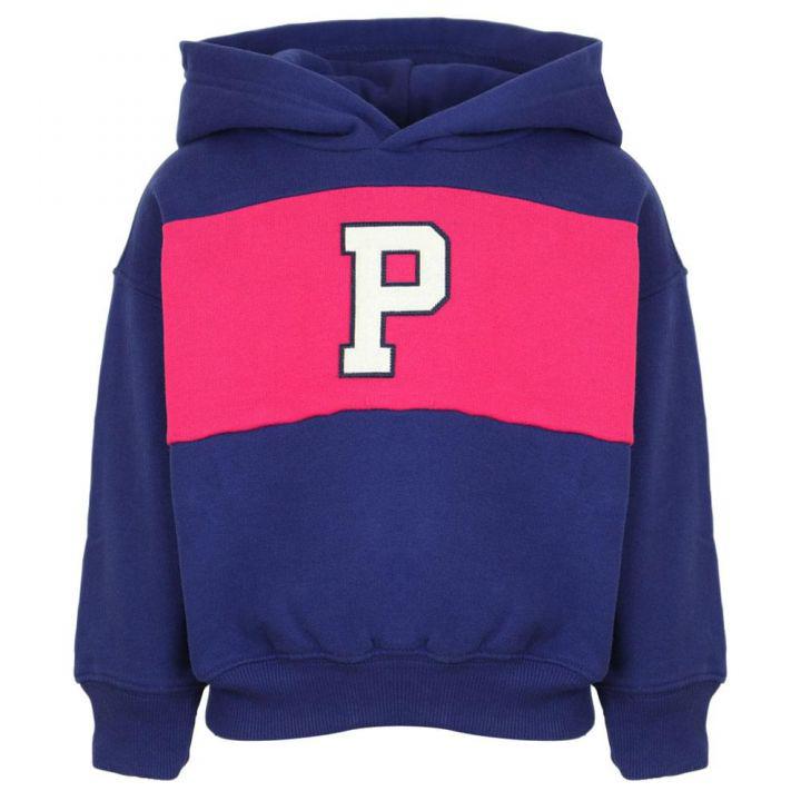 P Logo Navy Hoodie商品第1张图片规格展示