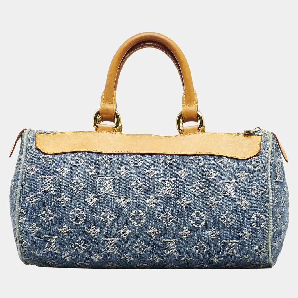 商品[二手商品] Louis Vuitton|Louis Vuitton Blue Monogram Denim Neo Speedy 30,价格¥9515,第3张图片详细描述