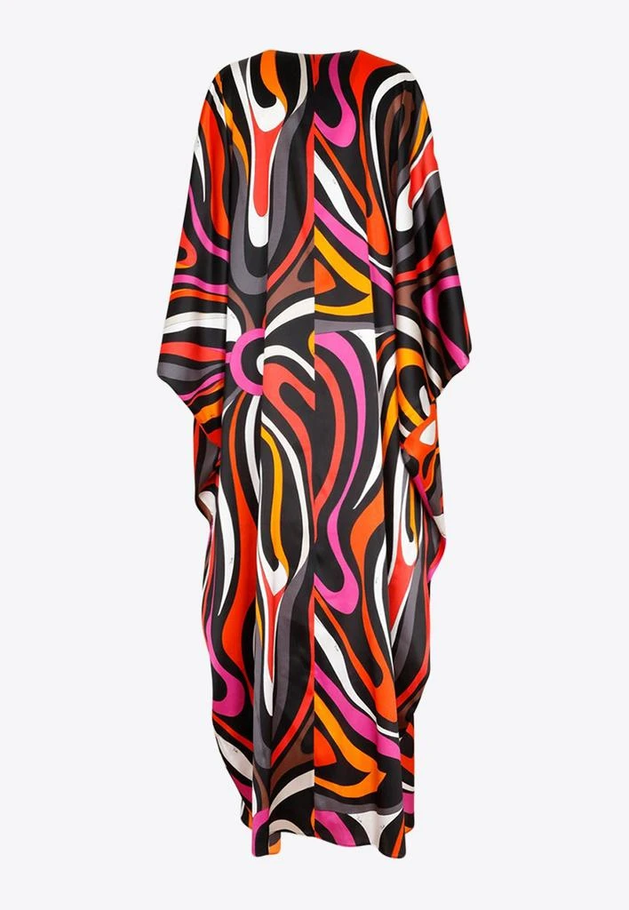 商品EMILIO PUCCI|Marmo Print Bead-Embellished Maxi Kaftan,价格¥19773,第2张图片详细描述