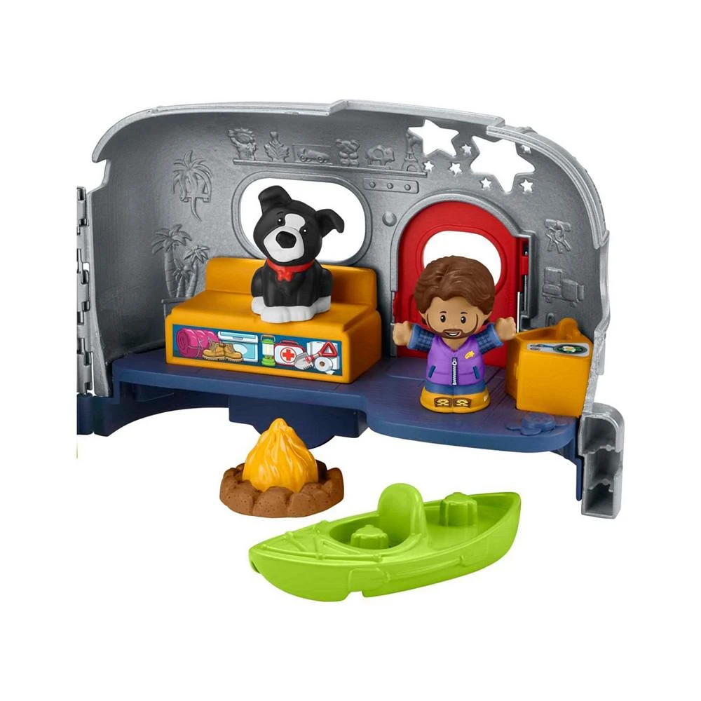 商品Fisher Price|Little People Light-Up Learning Camper Set,价格¥170,第3张图片详细描述