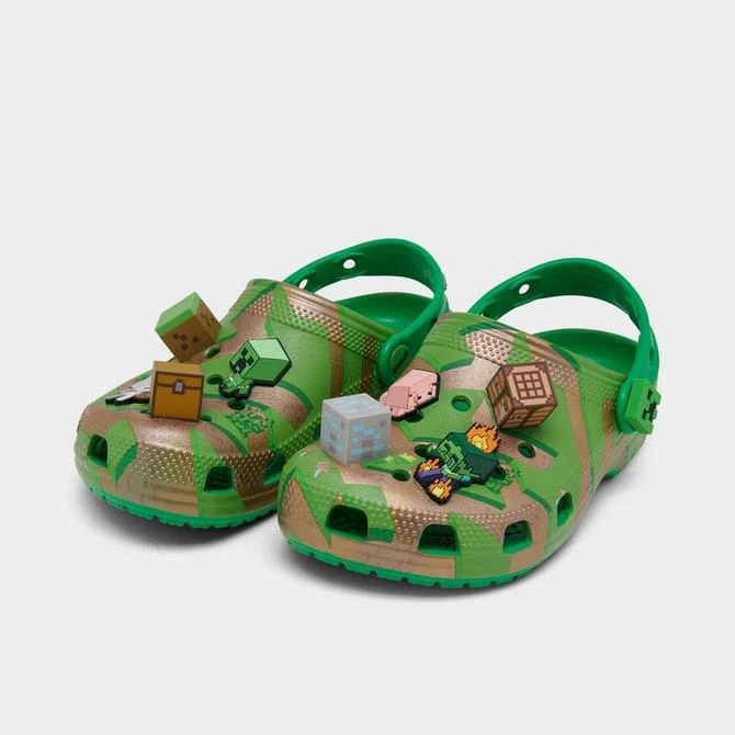 商品Crocs|Big Kids' Crocs x Minecraft Classic Clog Shoes,价格¥223,第2张图片详细描述