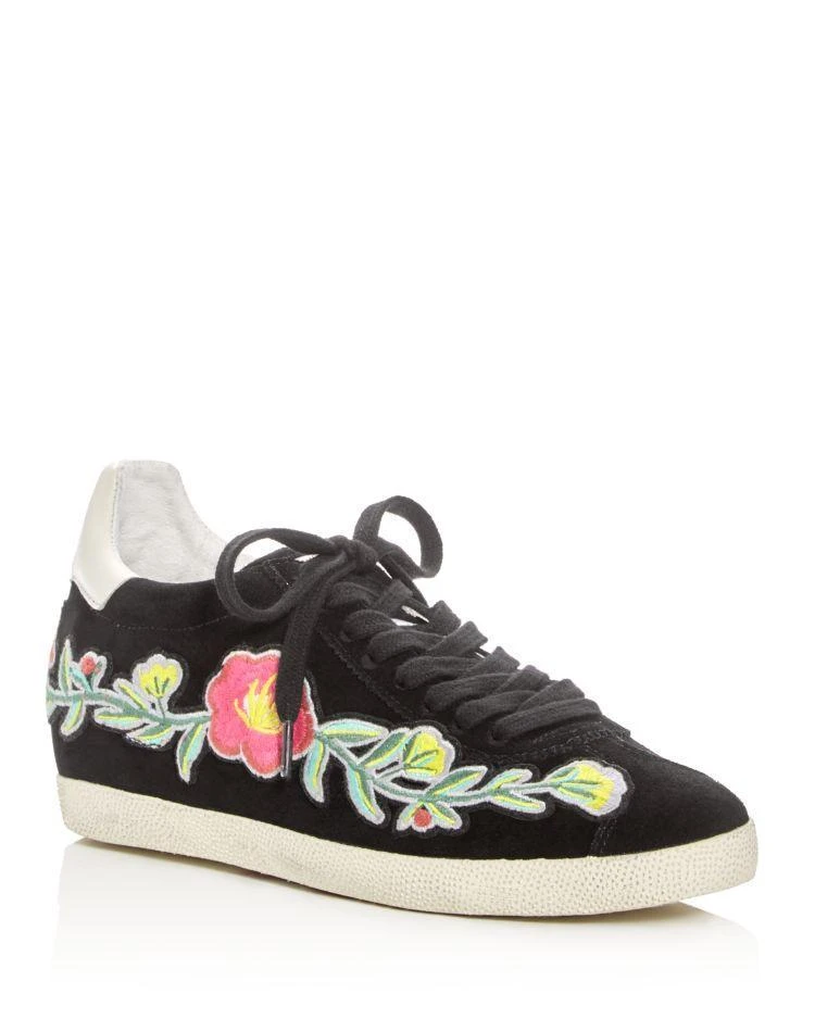 商品Ash|Women's Gull Embroidered Hidden Wedge Lace Up Sneakers,价格¥1184,第1张图片