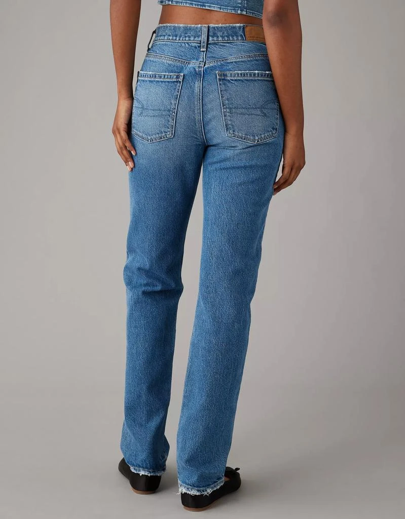 商品AE|AE Stretch Super High-Waisted Straight Jean,价格¥288,第4张图片详细描述