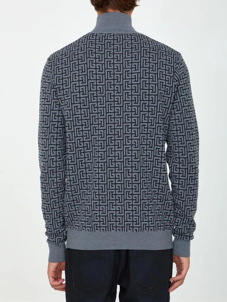 商品Balmain|Monogram turtleneck,价格¥2746,第4张图片详细描述