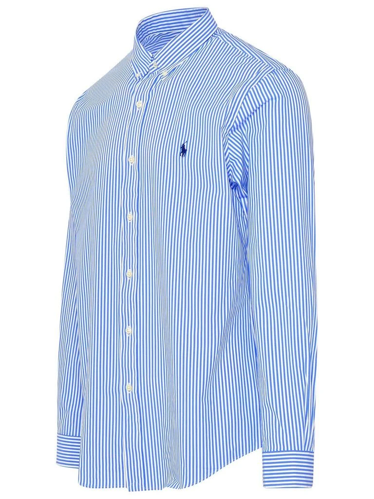商品Ralph Lauren|Polo Ralph Lauren Logo Embroidered Striped Shirt,价格¥822,第3张图片详细描述