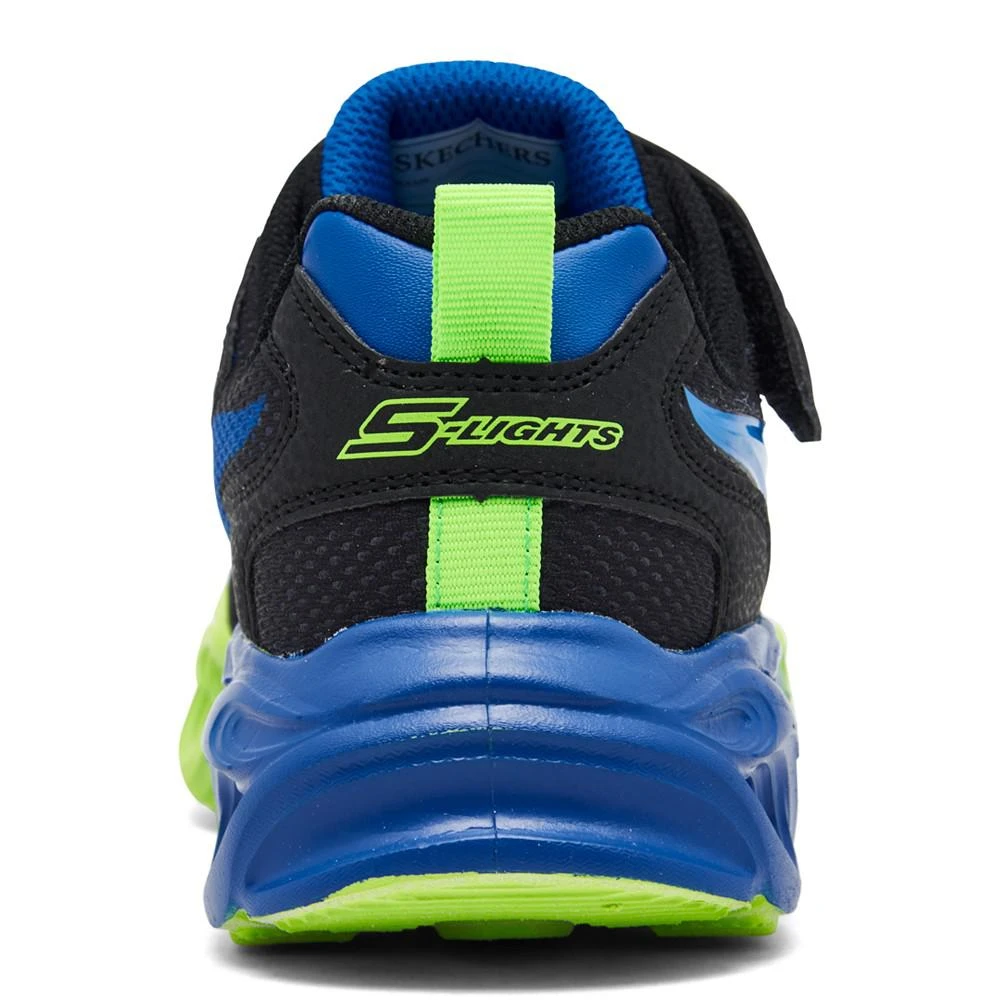 商品SKECHERS|Little Boys Lights- Thermo Flash - Heat-Flux Light-Up Stay-Put Casual Sneakers from Finish Line,价格¥412,第4张图片详细描述