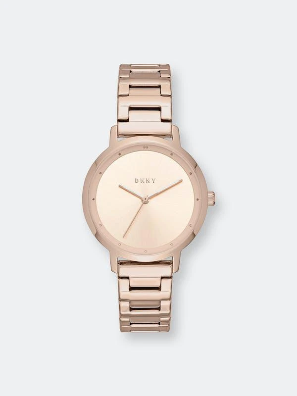 商品DKNY|Dkny Women's The Modernist NY2637 Rose-Gold Stainless-Steel Quartz Dress Watch ONE SIZE,价格¥579,第1张图片