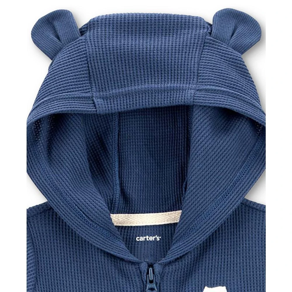 商品Carter's|Baby Boys Zip-Up Hooded Jumpsuit,价格¥90,第2张图片详细描述