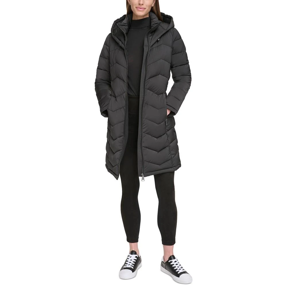 商品Calvin Klein|Women's Hooded Packable Puffer Coat,价格¥973,第5张图片详细描述