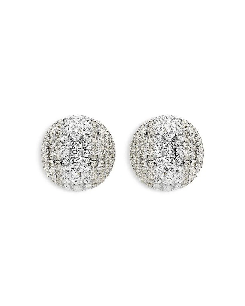 商品Swarovski|Sublima Crystal Clip On Drop Earrings in Rhodium Plated,价格¥3613,第1张图片