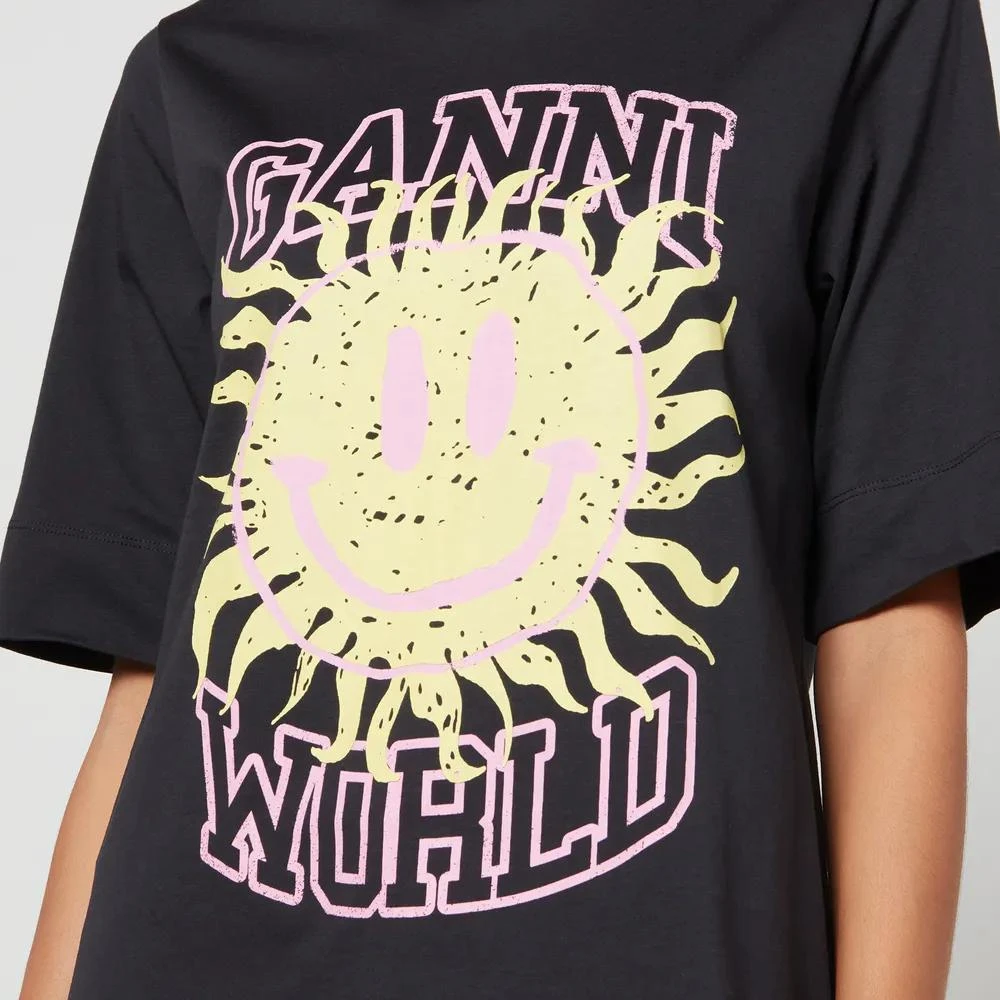 商品Ganni|Ganni Organic Cotton-Jersey T-Shirt,价格¥603,第4张图片详细描述