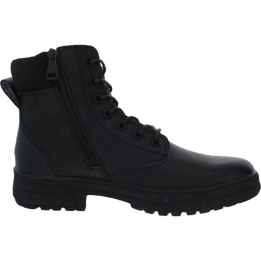 商品Steve Madden|Steve Madden Mens Deed Leather Lightweight Combat & Lace-up Boots,价格¥154,第2张图片详细描述