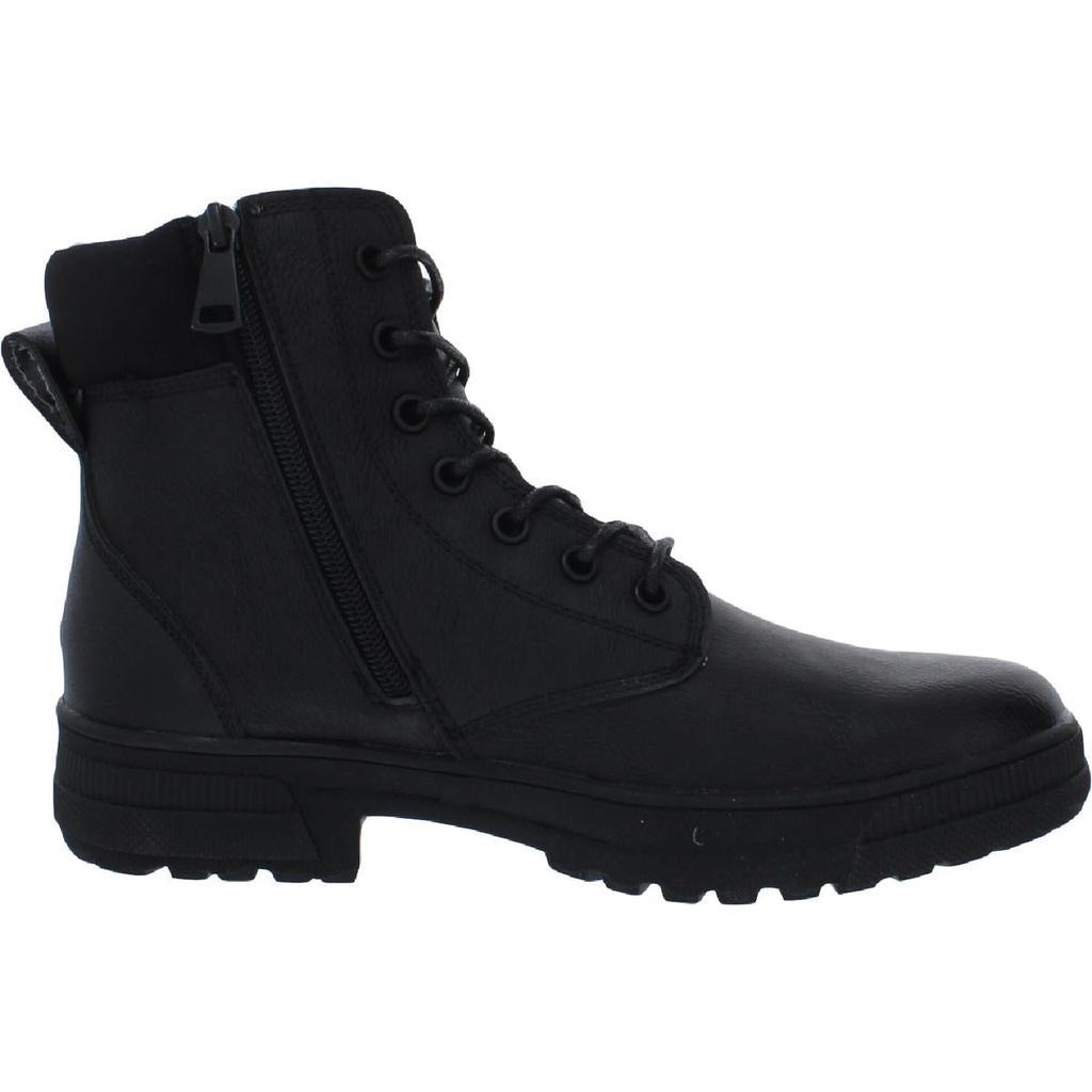 商品Steve Madden|Steve Madden Mens Deed Leather Lightweight Combat & Lace-up Boots,价格¥166,第4张图片详细描述